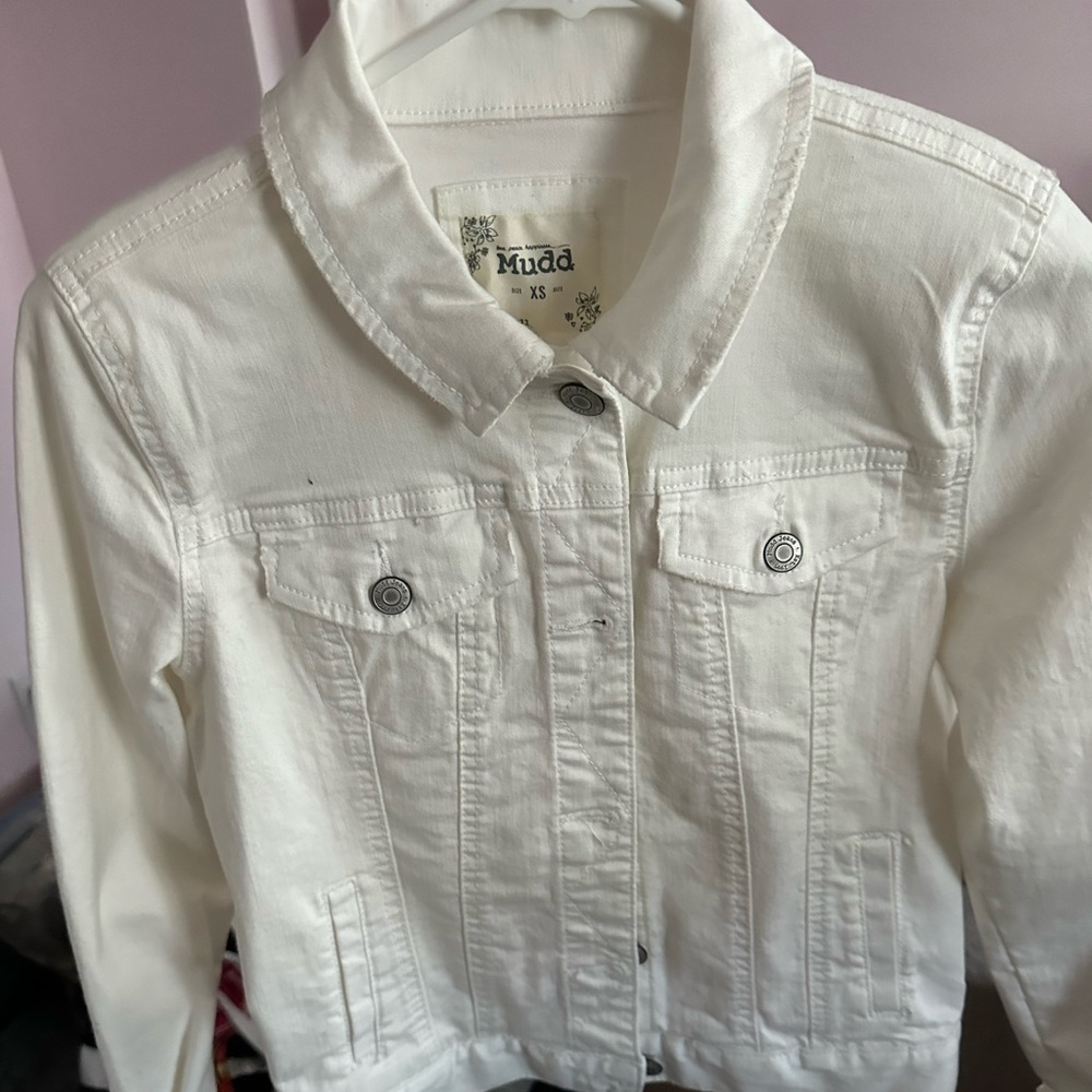 White jean jacket- xsmall